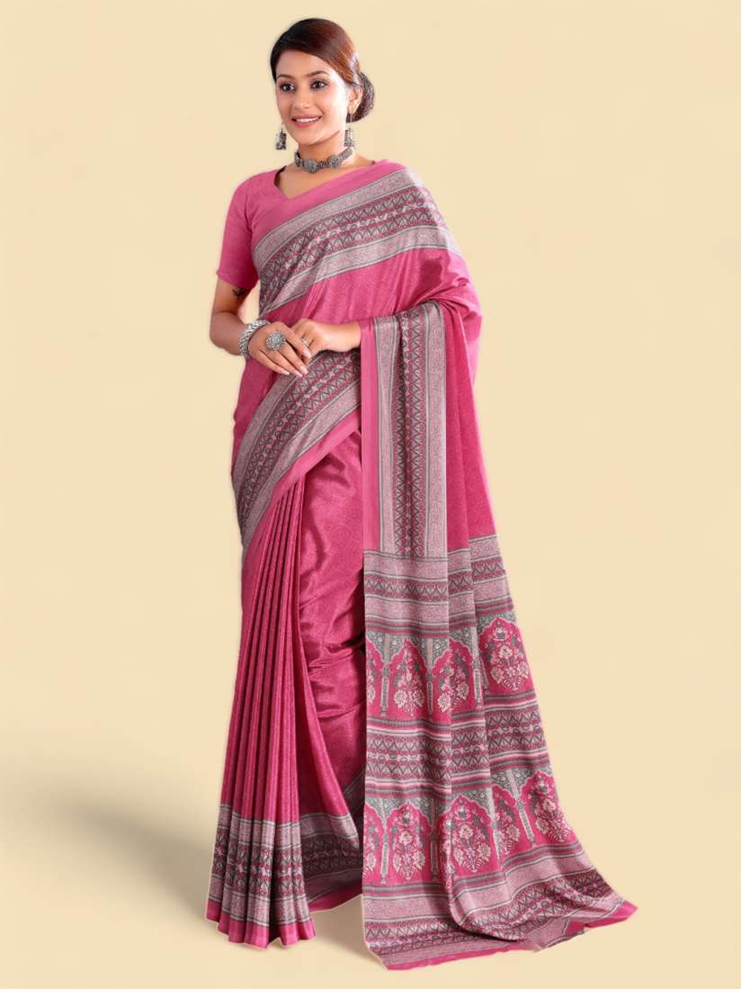 Myntra crepe silk sarees cheap
