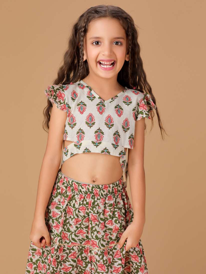 Yk lehenga choli top