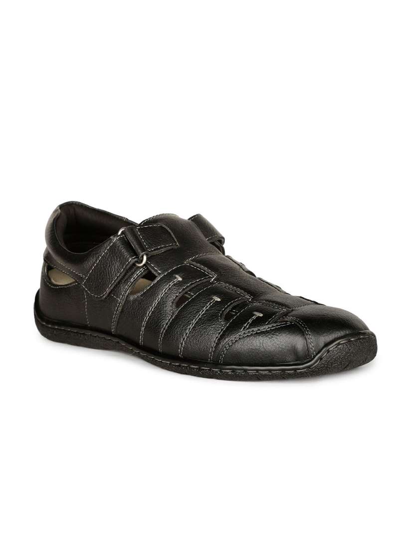 Buy Hush Puppies Leather Fisherman Velcro Sandals Sandals for Men 24070338 Myntra