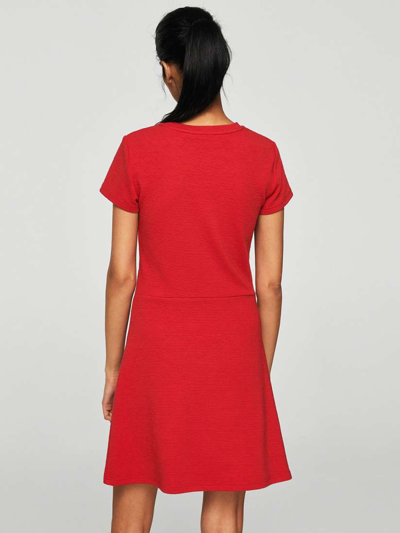 Mango red dress 2018 2025