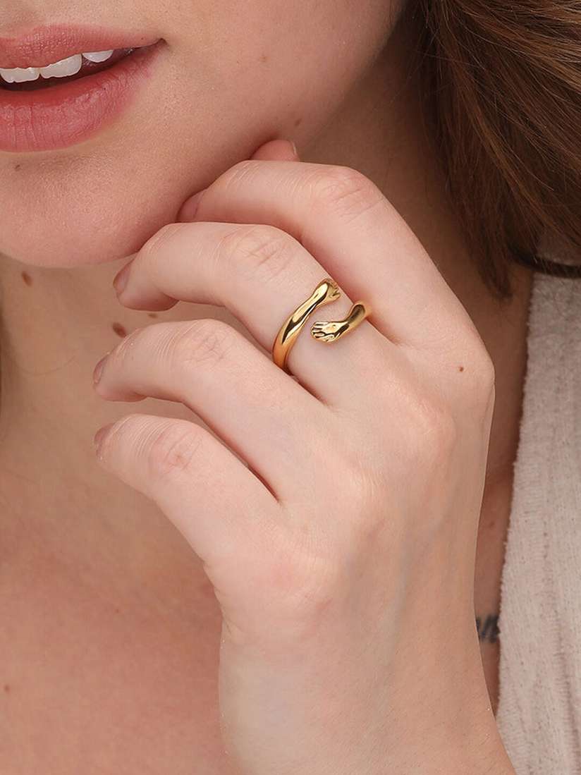 Mid Finger Rings Gold Midi Rings Jewels Galaxy Set Of Gold Plated