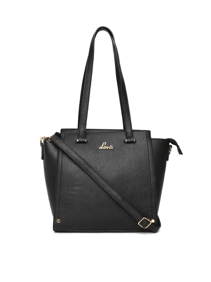 Buy Lavie Black Solid Shoulder Bag Handbags for Women 2407564 Myntra