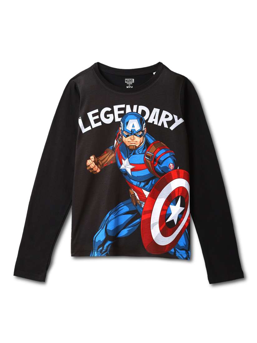 Captain america t shirt myntra clearance