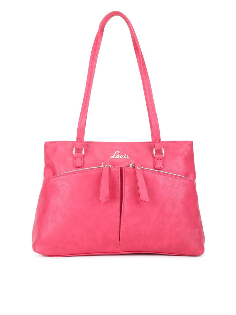 Buy Lavie Red Coral Solid Shoulder Bag Handbags for Women 2407622 Myntra