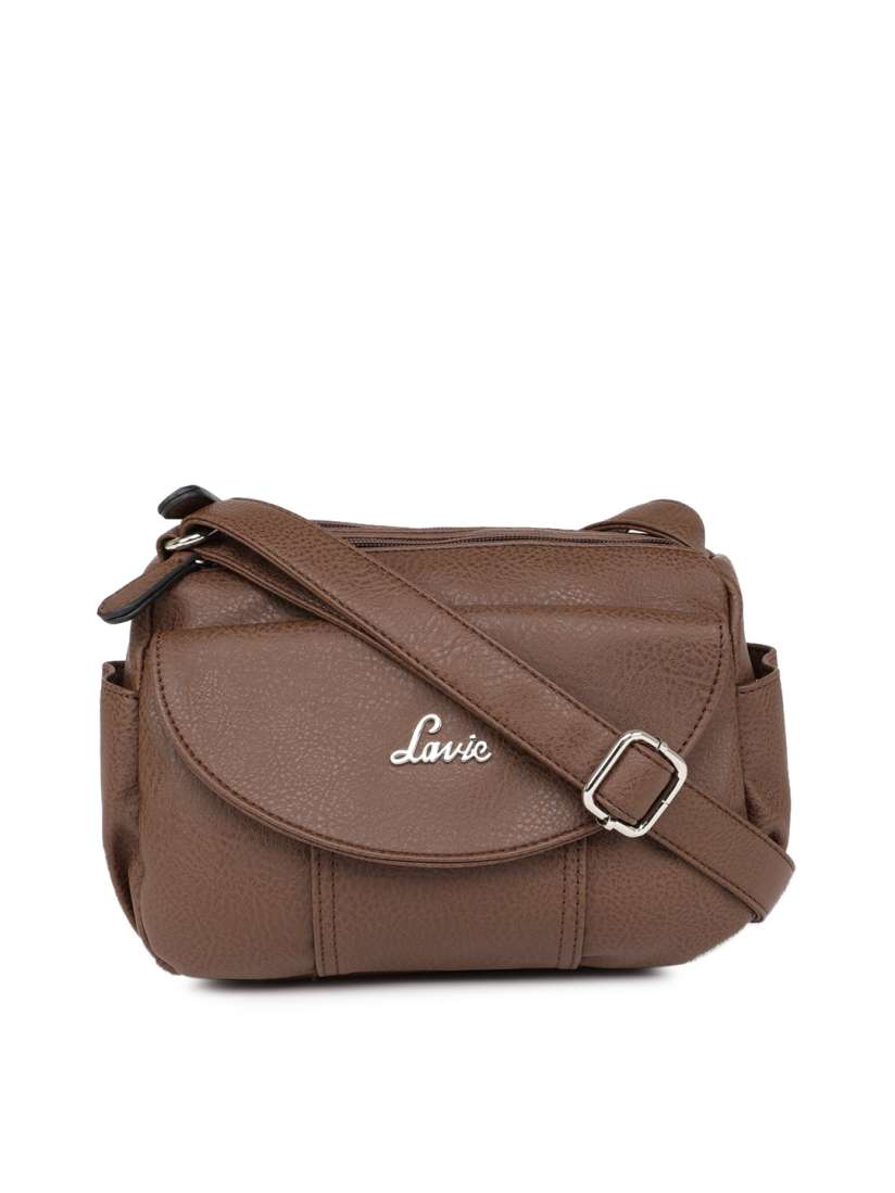 Buy Lavie Brown Solid Sling Bag Handbags for Women 2407640 Myntra