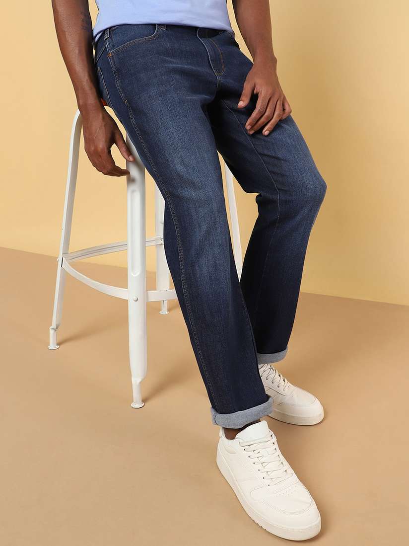 Blue Millard Wrangler Jeans Online Store Buy Blue Jeans For Men By