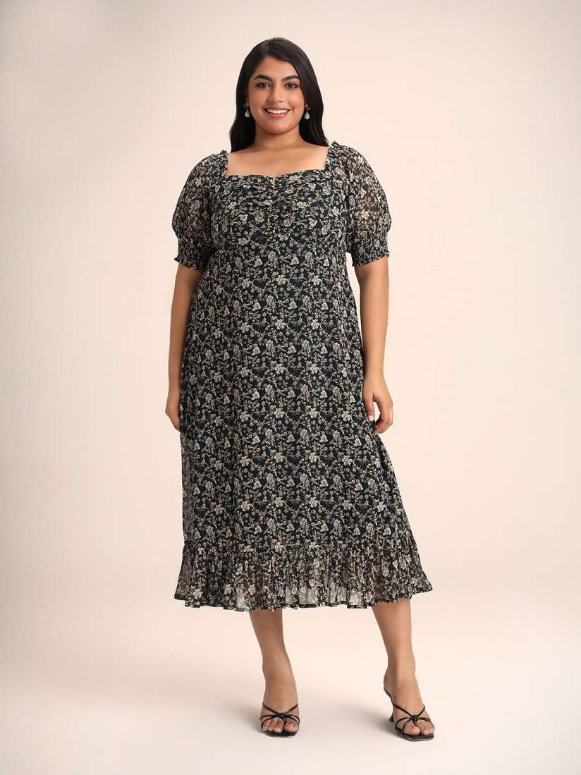 Plus size dresses myntra online