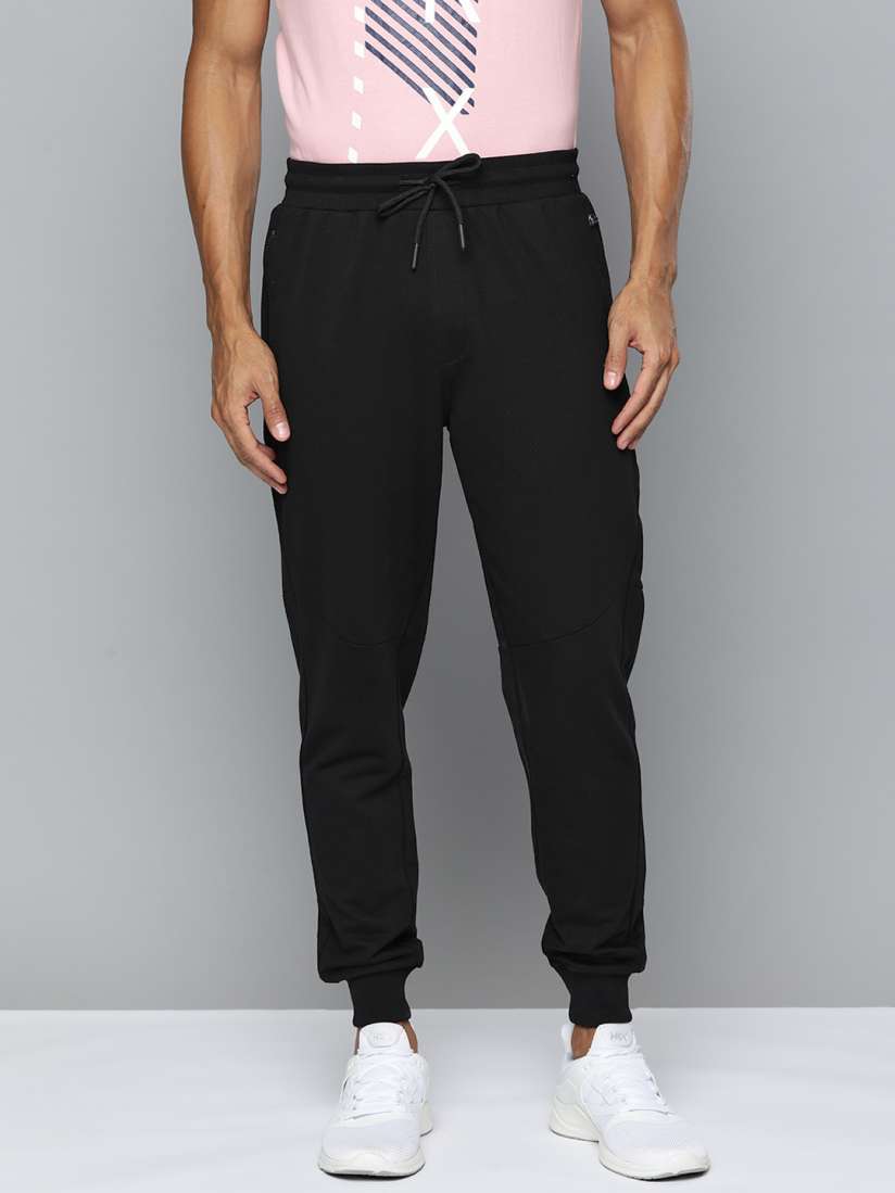Buy HRX by Hrithik Roshan Men Solid Cotton Regular Fit Joggers Track Pants for Men 24079798 Myntra