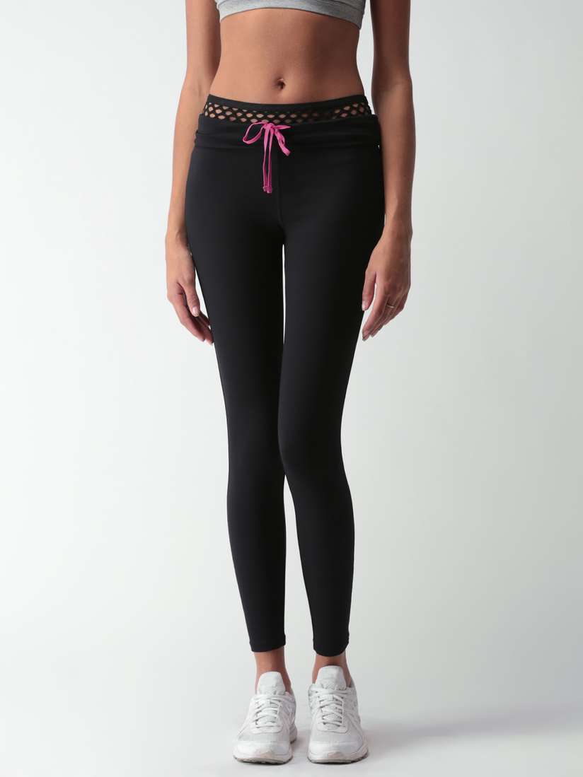 Buy FOREVER 21 Black Skinny Fit Leggings Leggings for Women