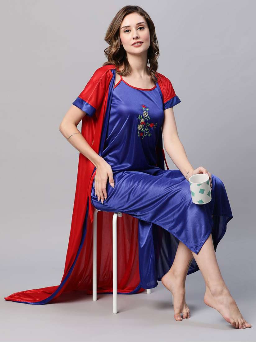Myntra satin nighty shop
