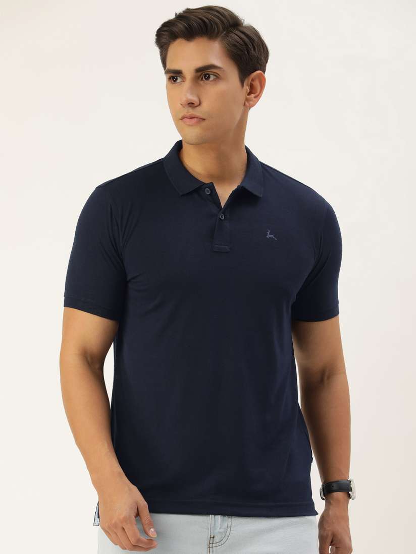 Buy Parx Men Polo Collar Pure Cotton T shirt Tshirts for Men 24080964 Myntra