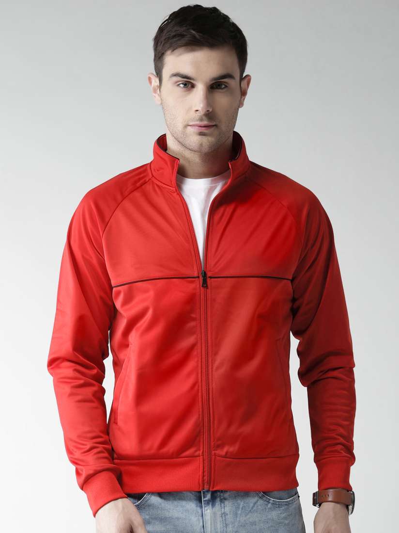 Buy FOREVER 21 Men Red Solid Bomber Jacket Jackets for Men 2408753 Myntra
