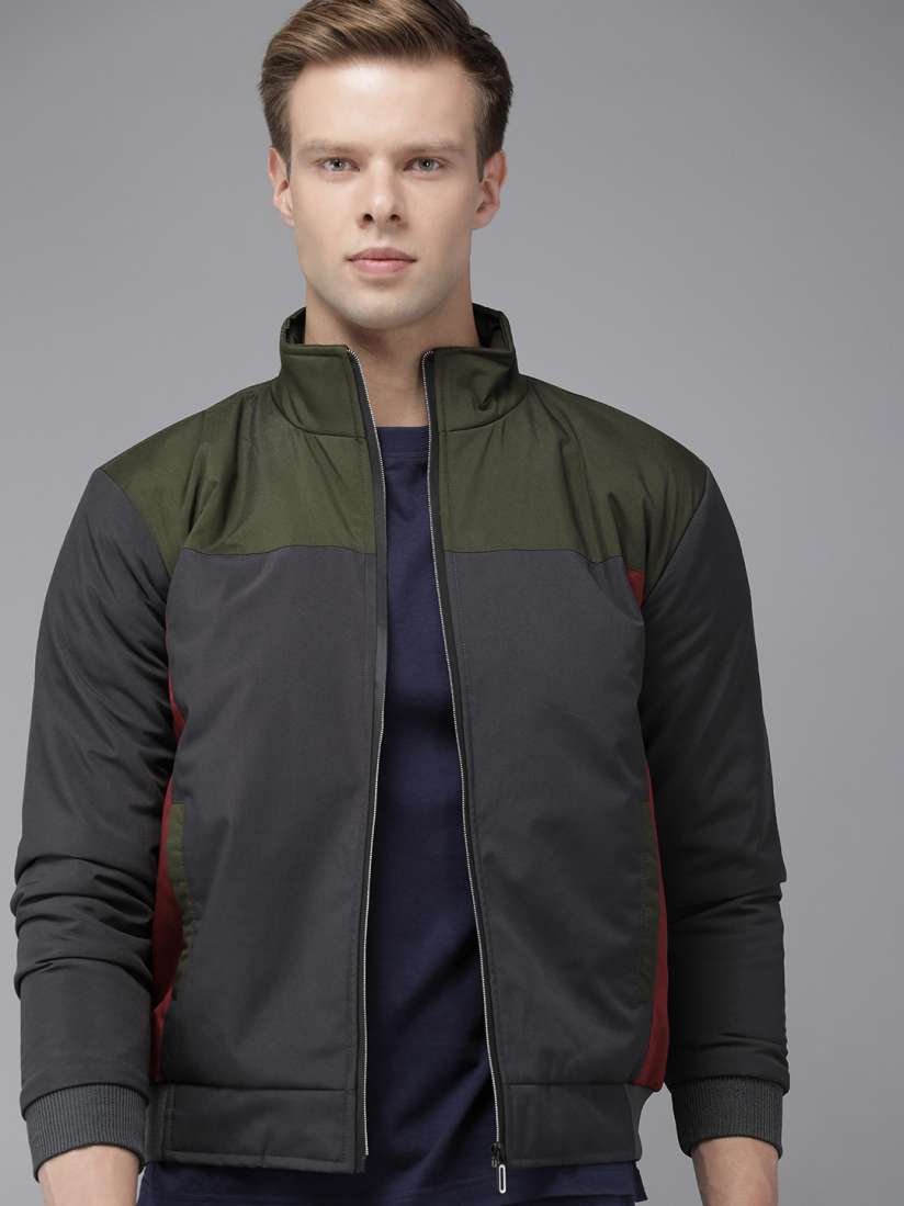 Buy VOXATI Men Colourblocked Sporty Jacket Jackets for Men 24089456 Myntra