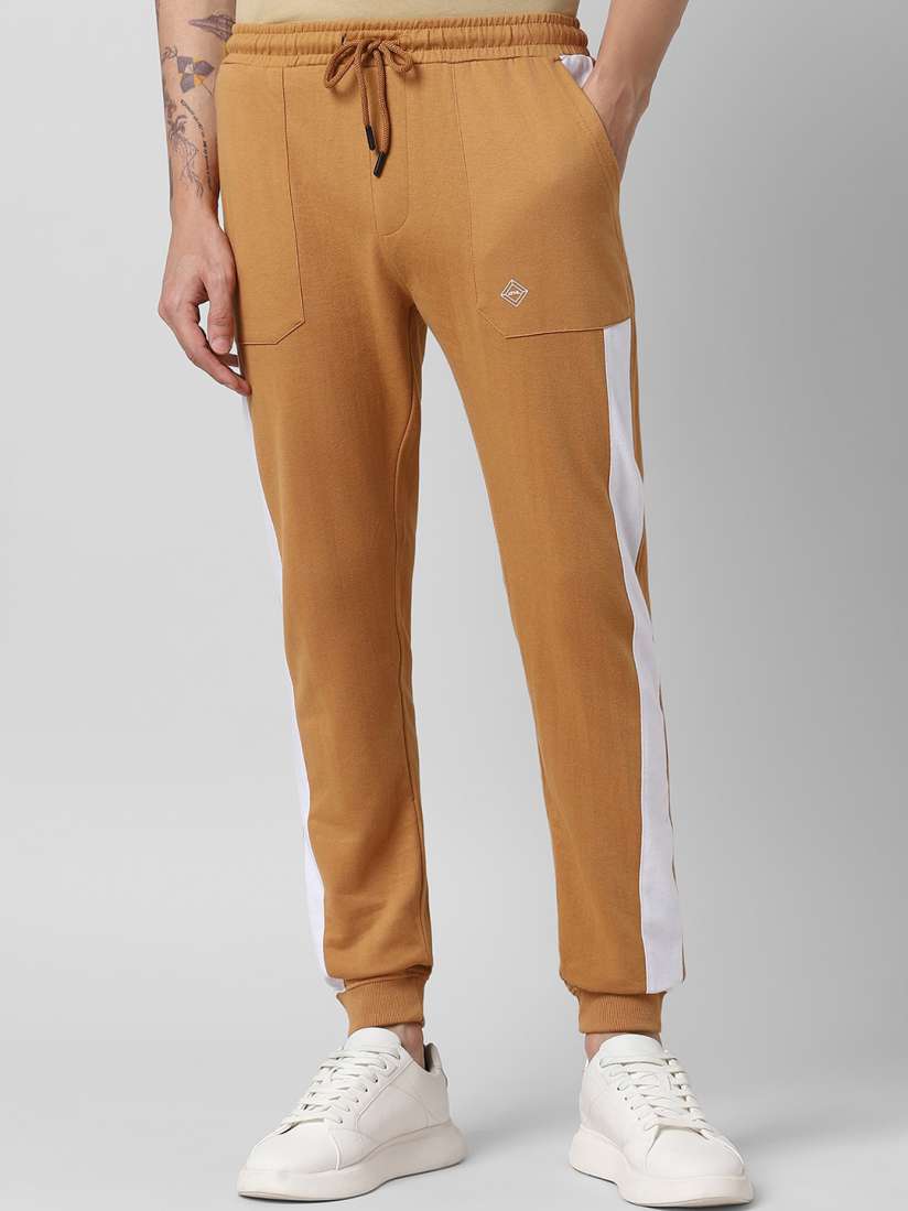 Buy People Men Mustard Yellow Mid Rise Joggers Track Pants for Men 24091218 Myntra