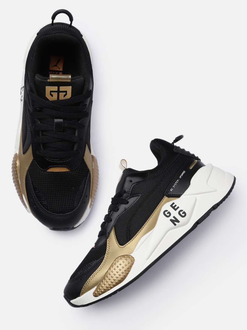 Puma rsx black and gold online