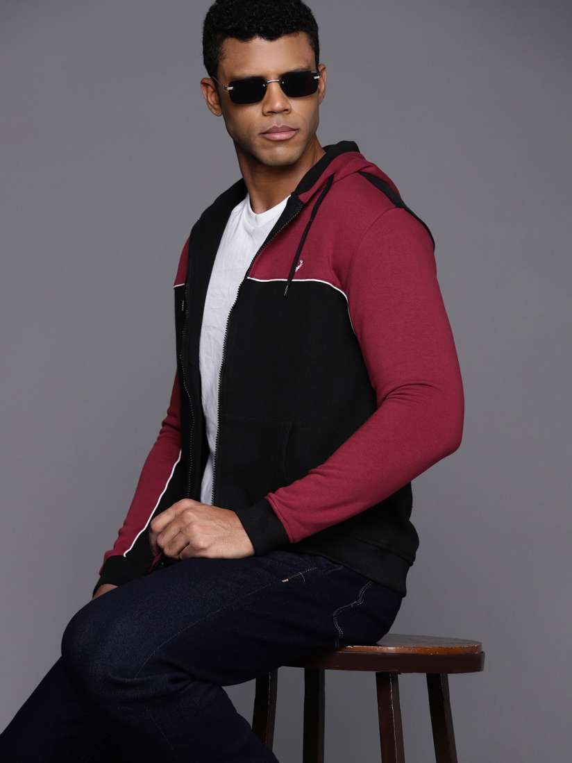 Buy Allen Solly Men Colourblocked Sweatshirt Sweatshirts for Men 24094556 Myntra