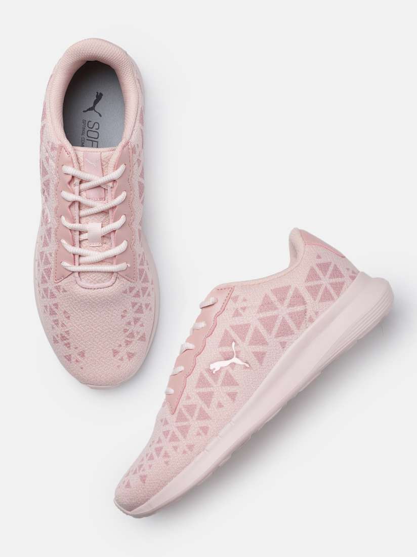 Pink puma girl shoes online