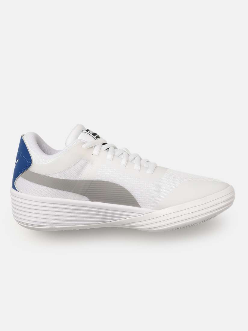 Puma clyde all white store