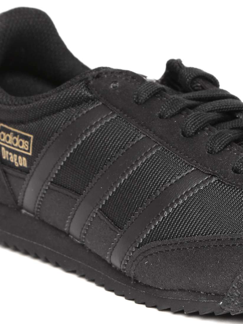 Adidas dragon black leather on sale