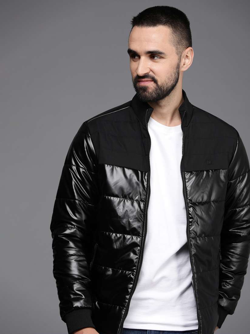 Buy Allen Solly Solid Padded Jacket Jackets for Men 24099772 Myntra