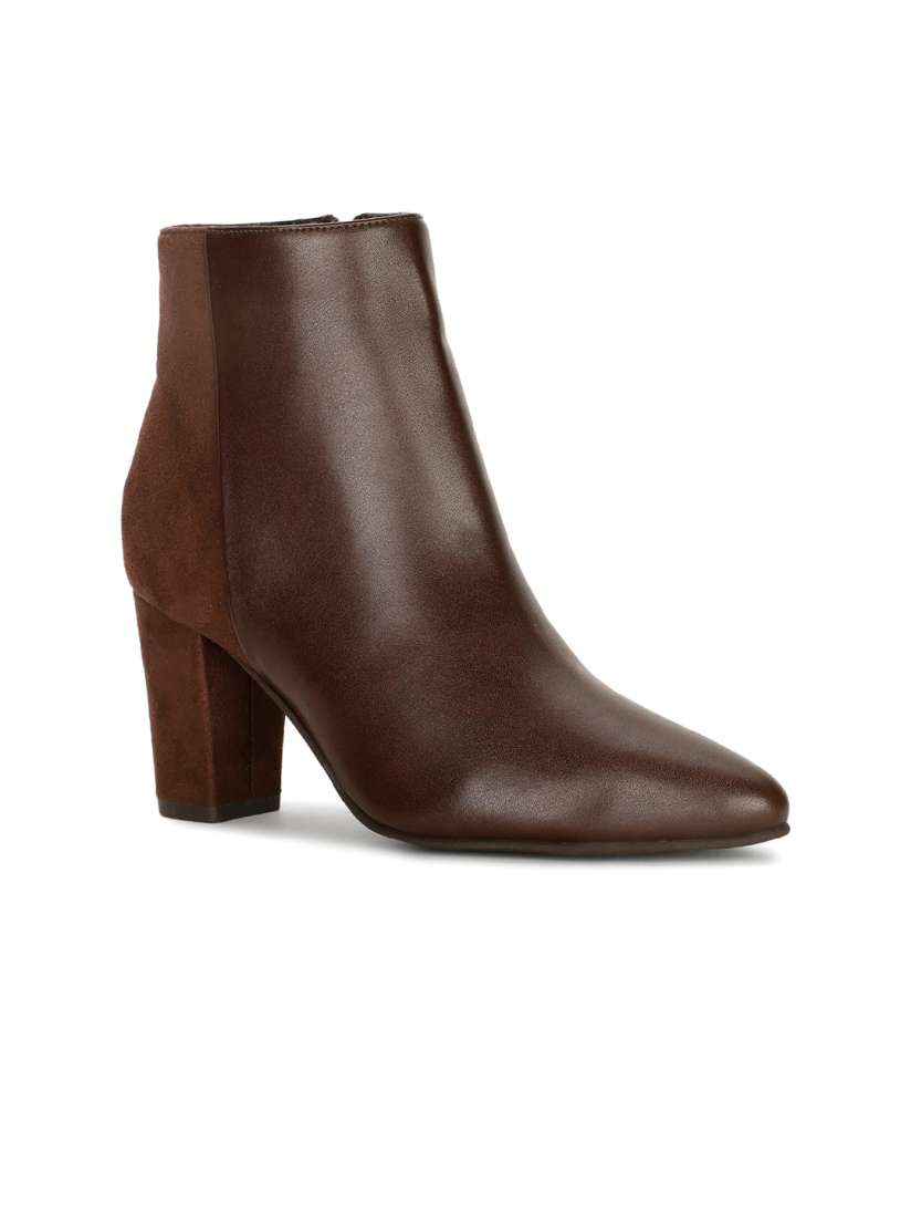 Buy Bata Women Heeled Mid Top Regular Boots Boots for Women 24110090 Myntra