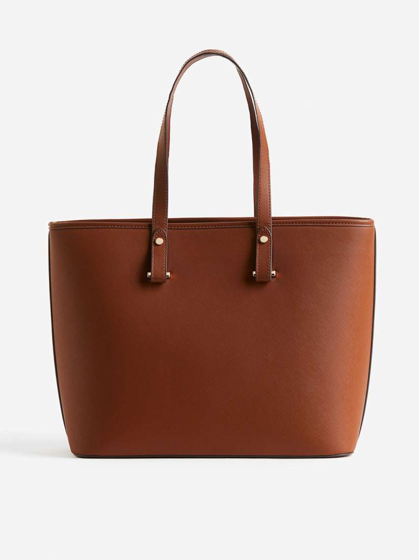 Buy H M Women Imitation Leather Shopper Handbag Handbags for Women 24112766 Myntra