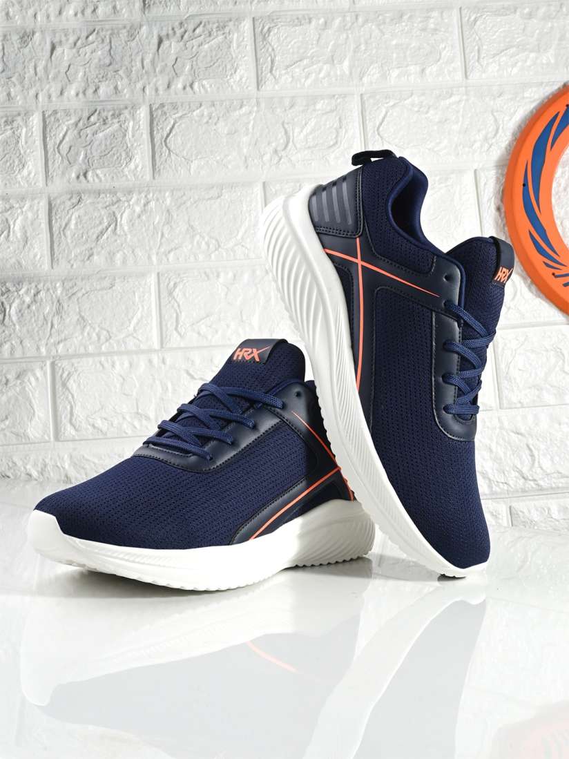 Hrx by hrithik roshan men navy blue running shoes hotsell
