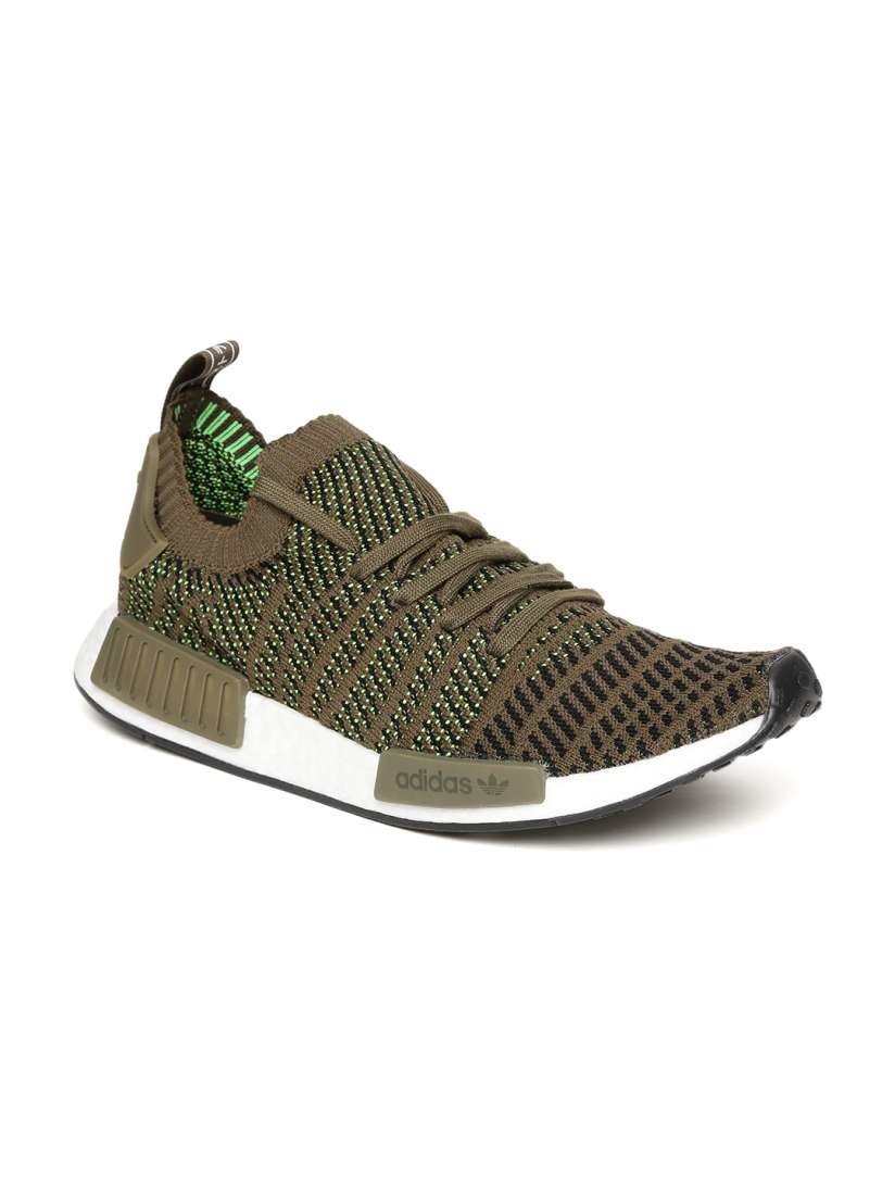 Buy ADIDAS Originals Men Olive Green NMD R1 STLT PK Woven Design Sneakers Casual Shoes for Men 2411958 Myntra