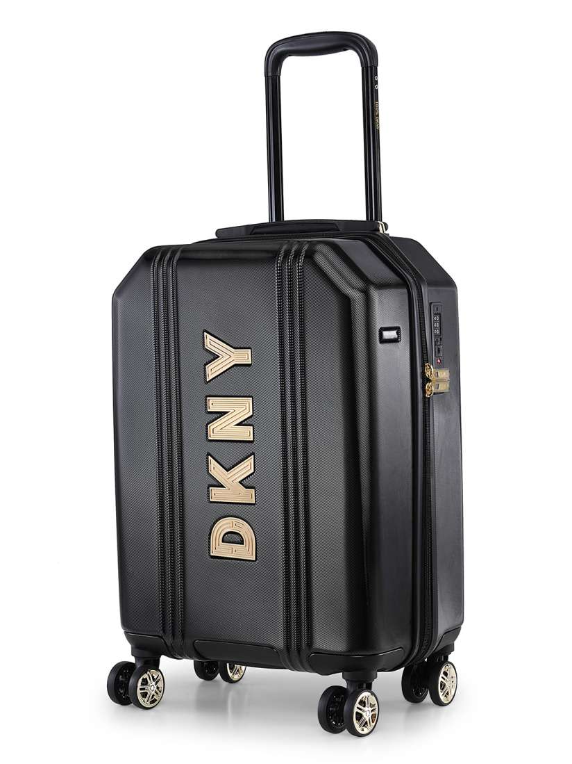 Buy DKNY SHOW STOPPER Range Black Hard 20 Cabin Luggage Trolley Bag for Unisex 24120148 Myntra