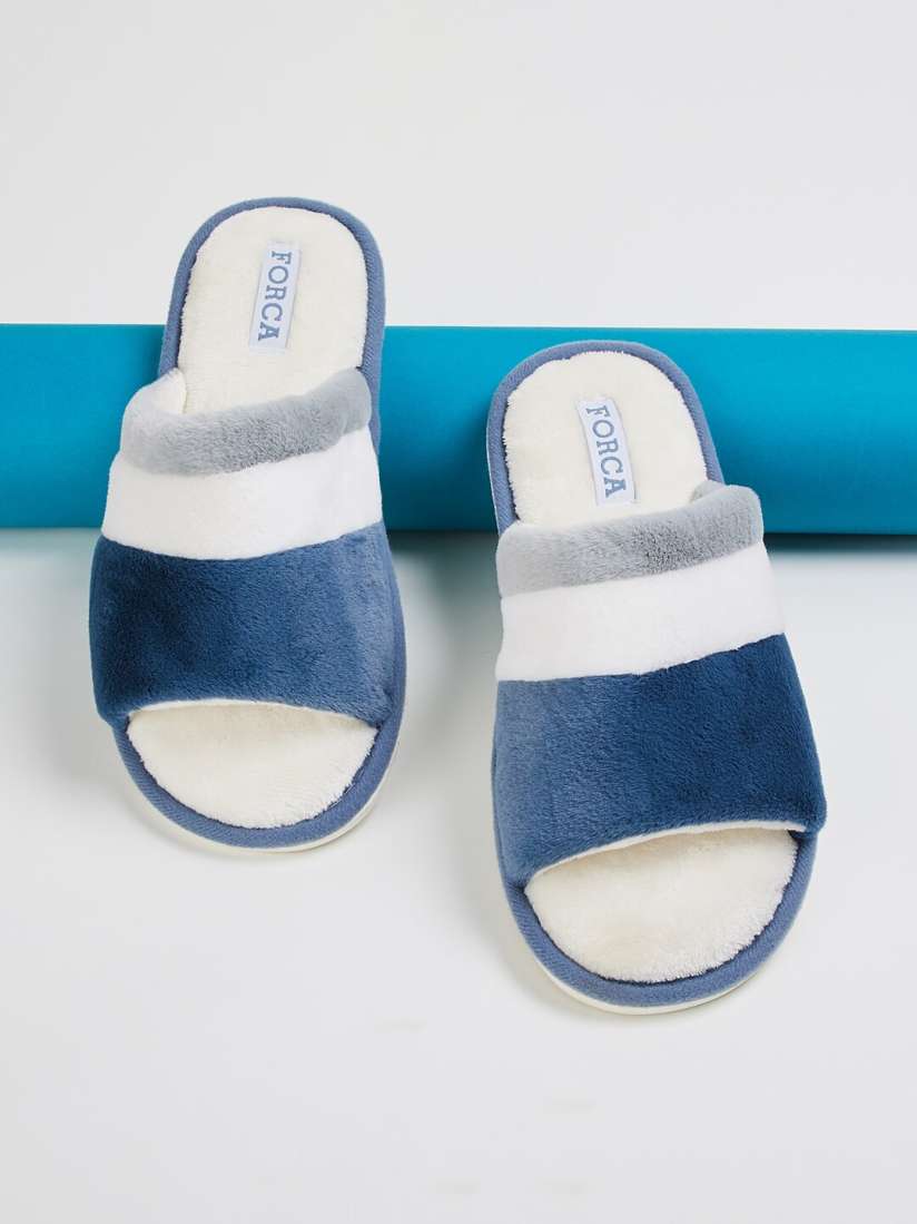 Buy Forca by Lifestyle Men Colourblocked Fabric Room Slippers Flip Flops for Men 24120178 Myntra