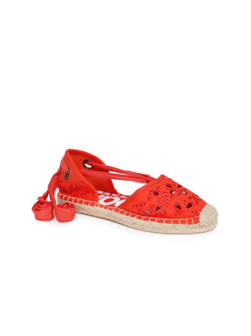 Buy Superdry Women Red Lace Up Espadrilles Casual Shoes for Women 2412500 Myntra
