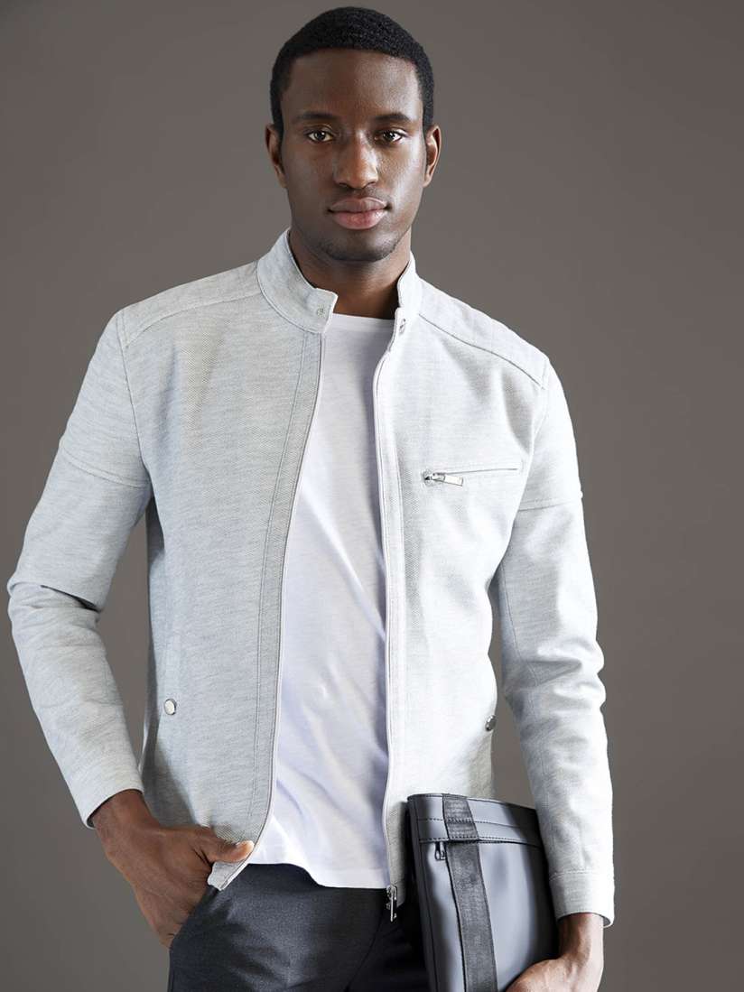 Buy DeFacto Stand Collar Bomber Jacket Jackets for Men 24126584 Myntra