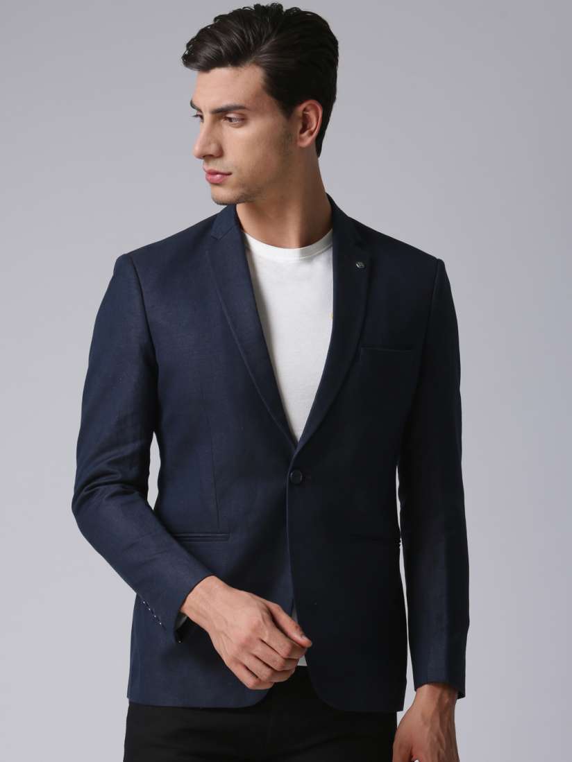 True blue blazers top