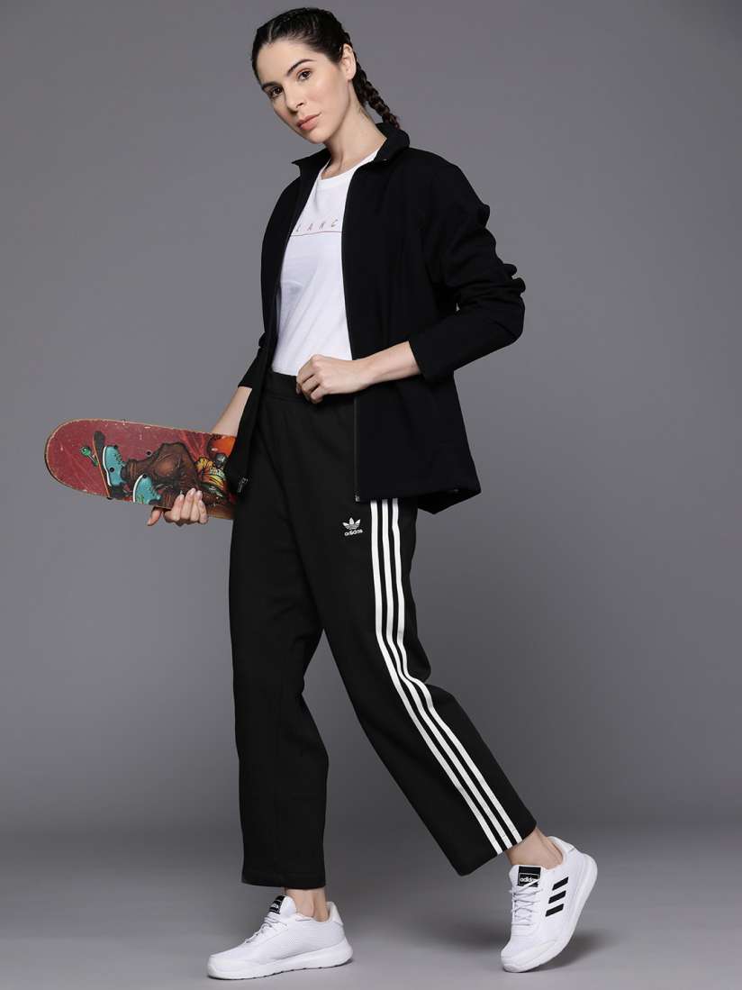 Buy ADIDAS Originals Women Open Hem Relaxed Fit Pure Cotton Track Pants Track Pants for Women 24135082 Myntra