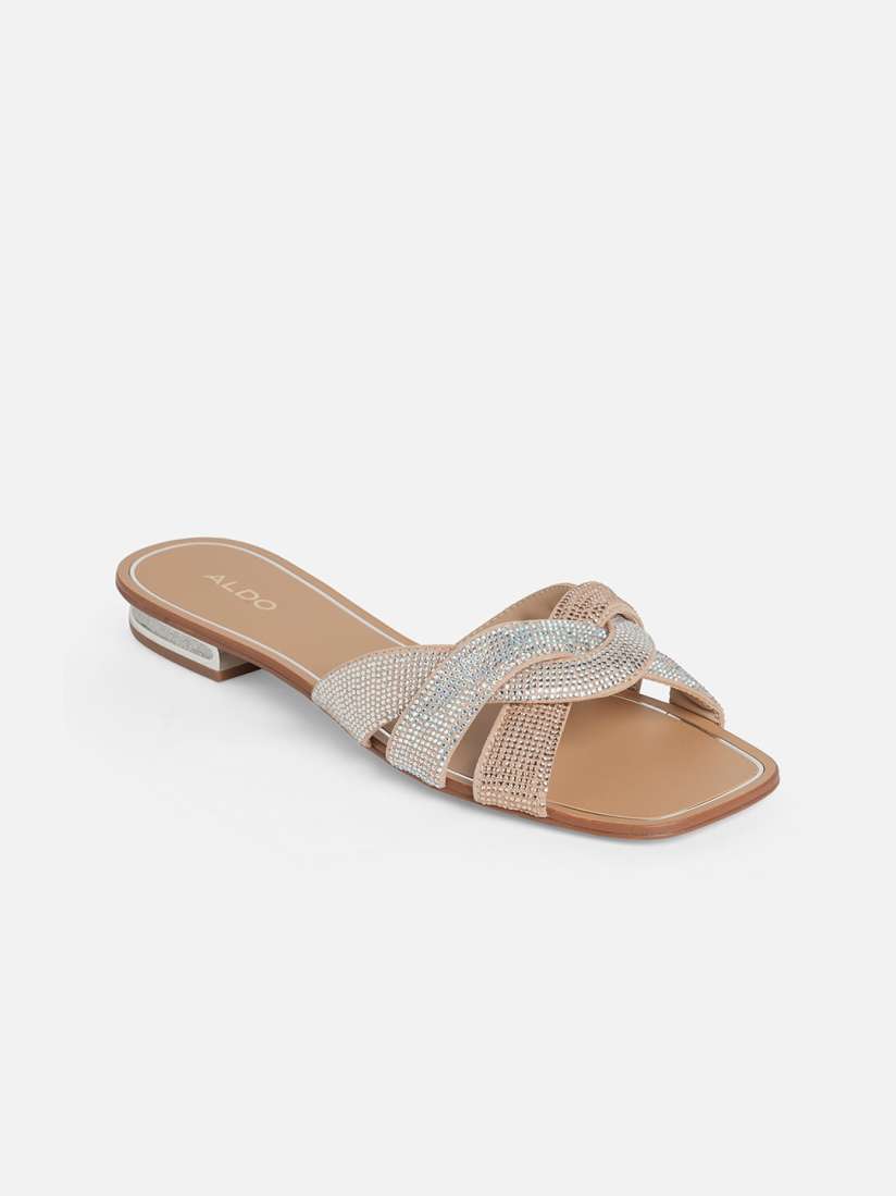 Aldo open toe flats store