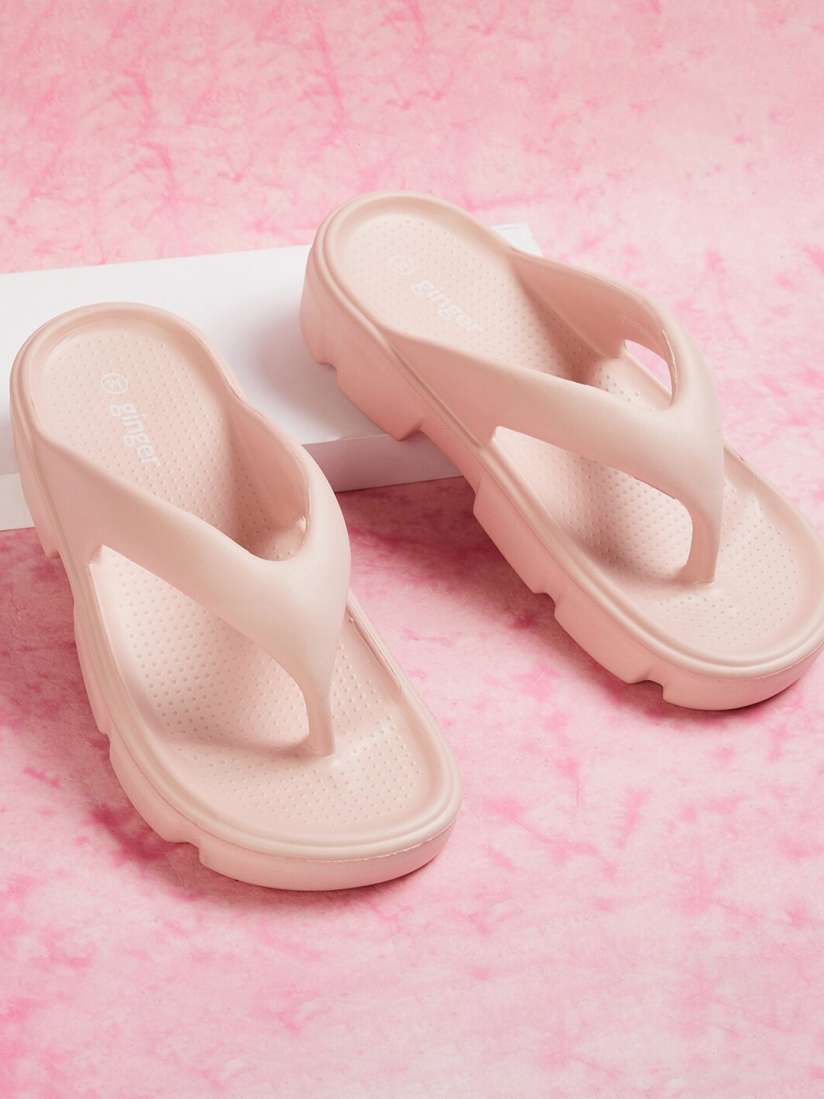 Buy Ginger by Lifestyle Women Textured Thong Flip Flops Flip Flops for Women 24148072 Myntra