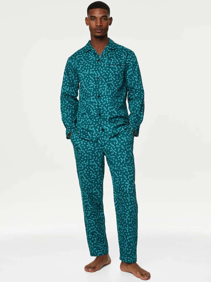 Buy Marks Spencer Floral Printed Pure Cotton Night suit Night suits for Men 24151516 Myntra