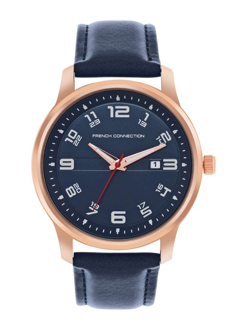 Buy French Connection Men Dial Leather Straps Analogue Watch FCN00046D Watches for Men 24151710 Myntra