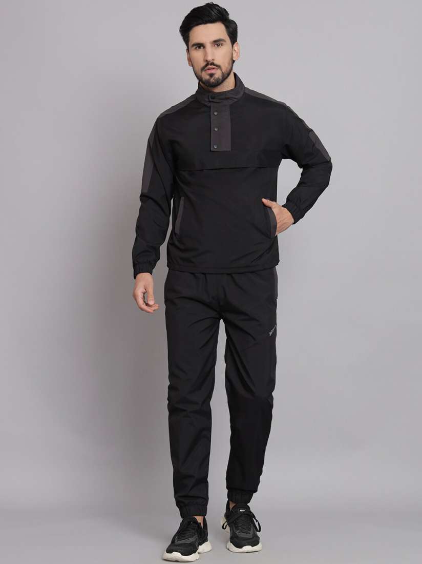 Buy 39 THREADS Men Mock Collar Sports Tracksuit Tracksuits for Men 24152028 Myntra