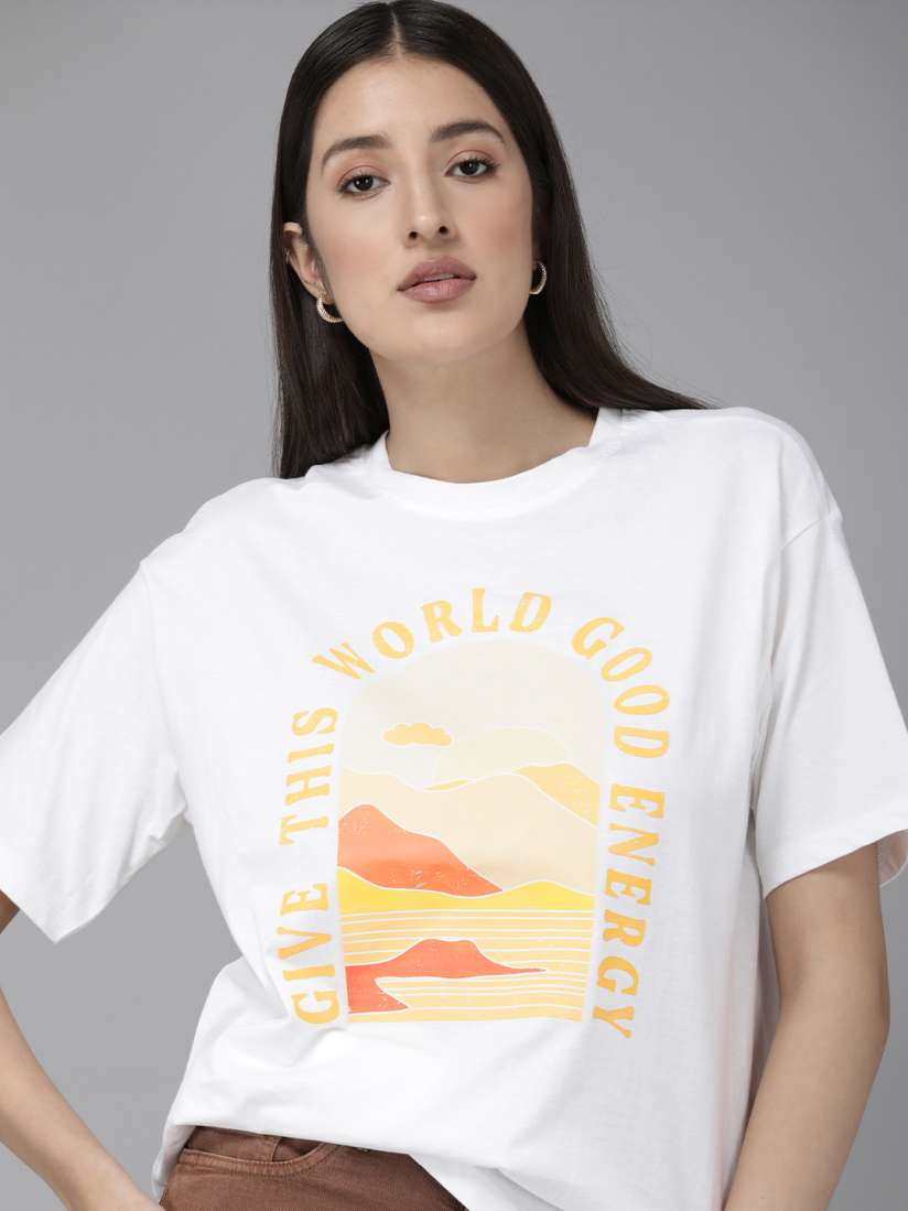 Myntra roadster t shirts top