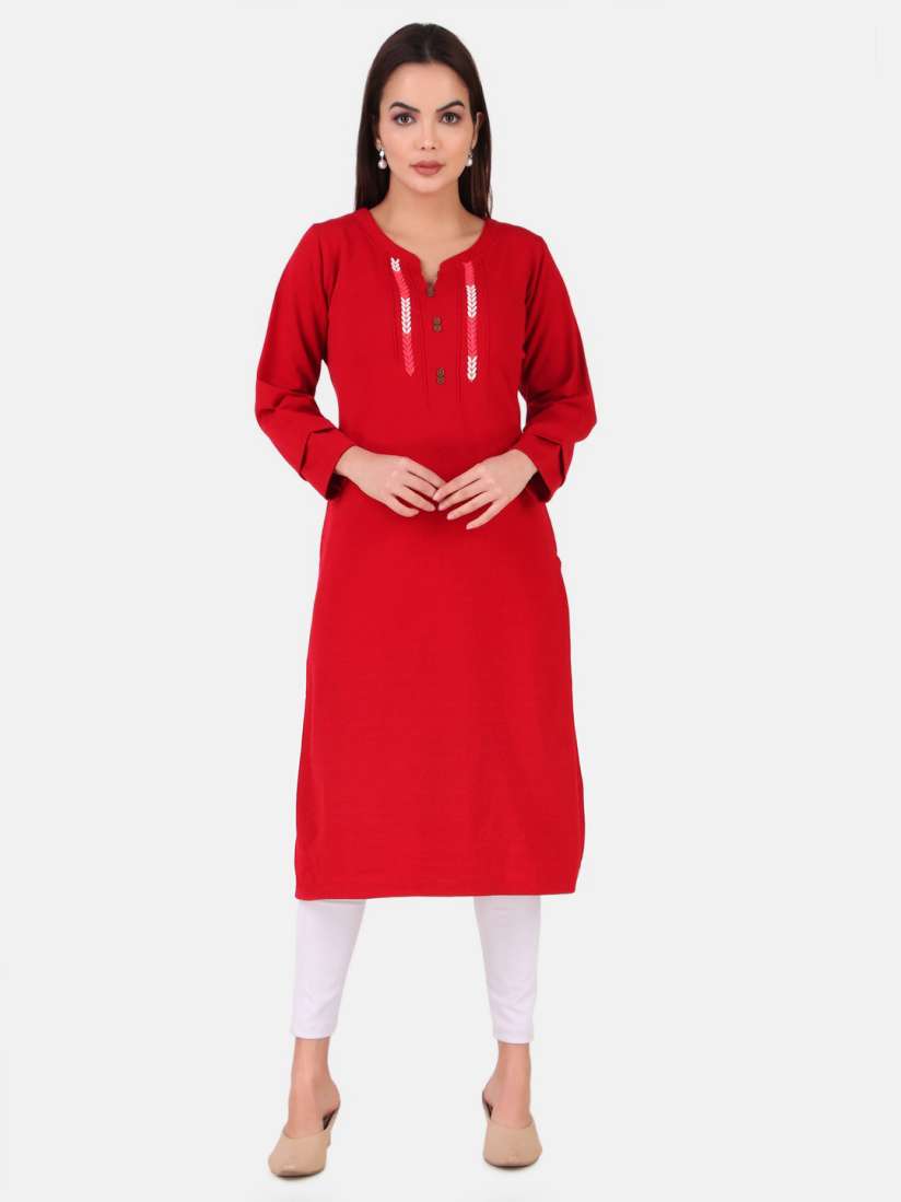 Woolen kurtas myntra best sale