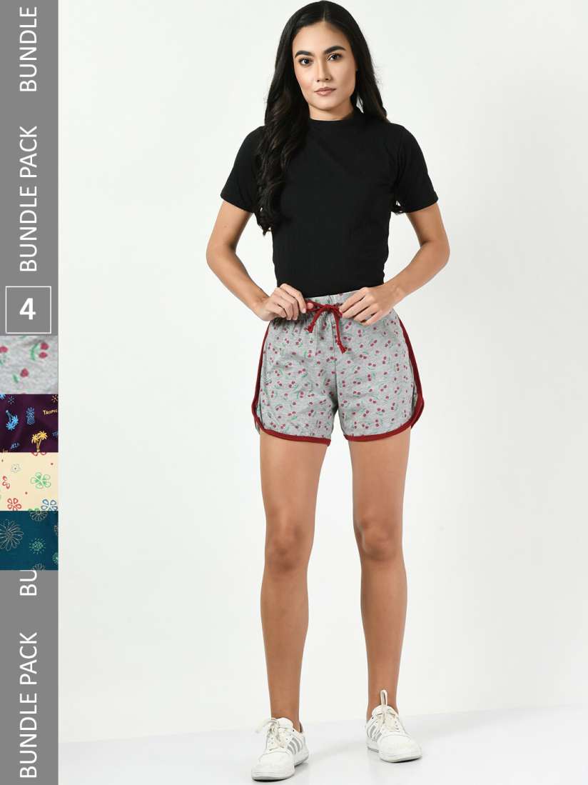Myntra shorts for ladies cheap