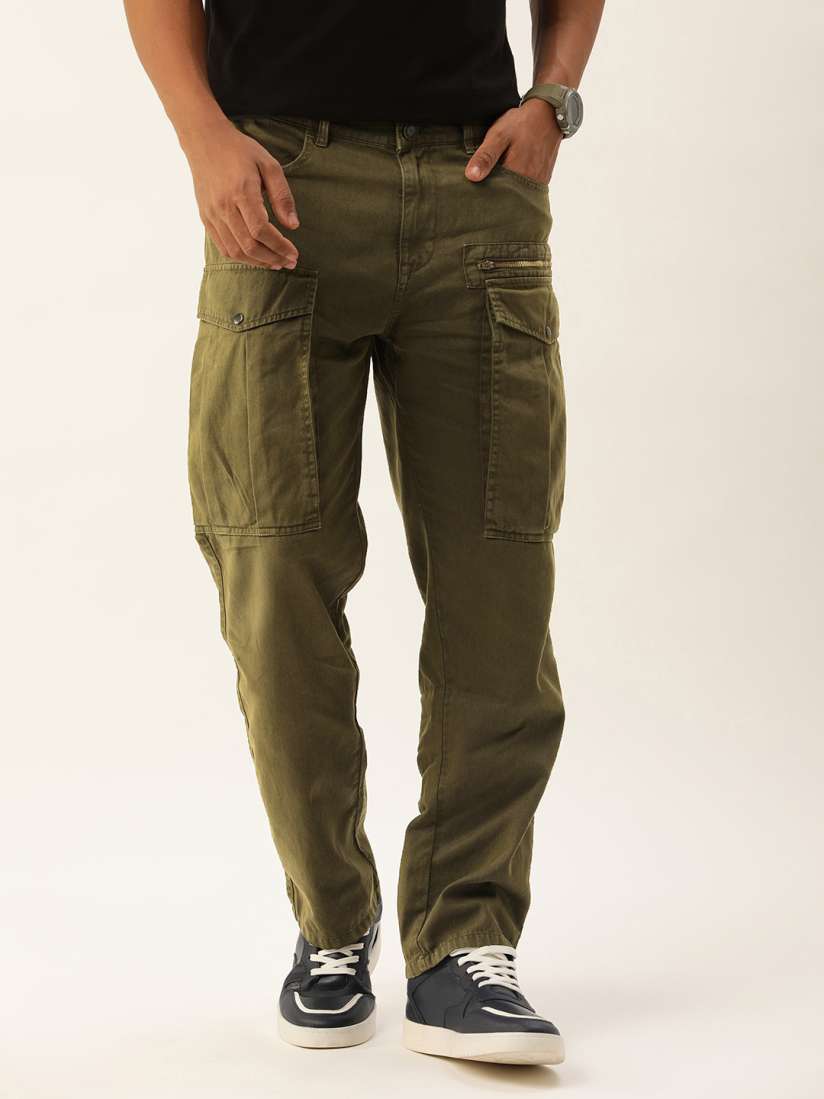 Buy Bene Kleed Men Relaxed Cotton Cargos Trousers Trousers for Men 24169888 Myntra