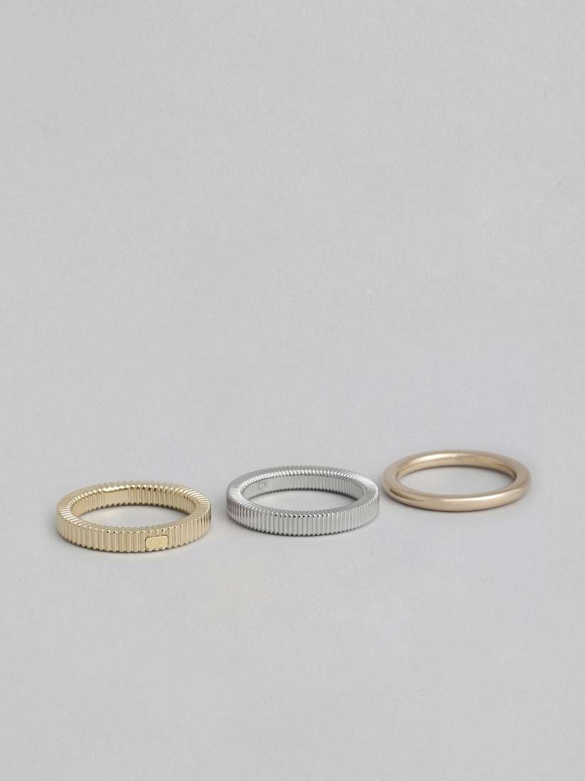 Calvin klein 3 ring set sale