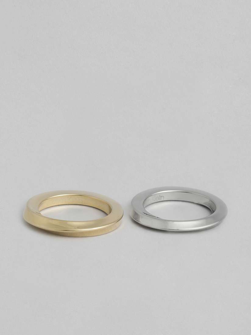 Buy Calvin Klein Women Set of 2 Twisted Finger Rings Ring for Women 24178660 Myntra