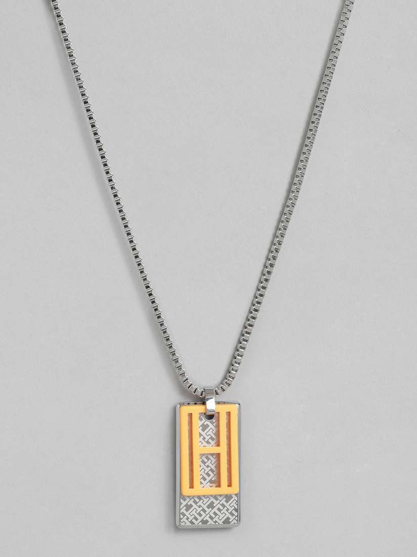 Tommy hilfiger necklace men clearance