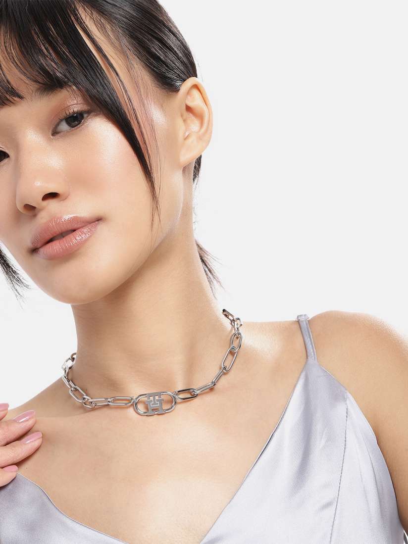 Monogram chain necklace 2025