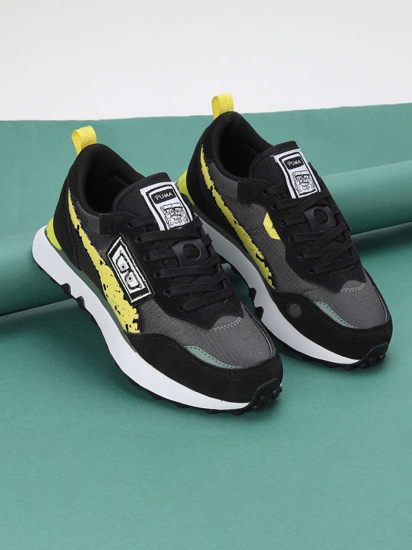 Buy Puma Kids x SPONGEBOB SQUAREPANTS Rider FV Big Sneakers Casual Shoes for Unisex Kids 24182172 Myntra