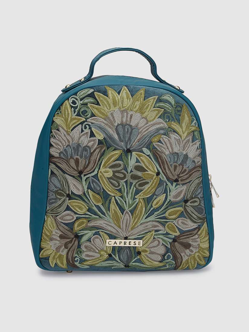 Buy Caprese Structured Backpack With Embroidered Backpacks for Women 24183428 Myntra