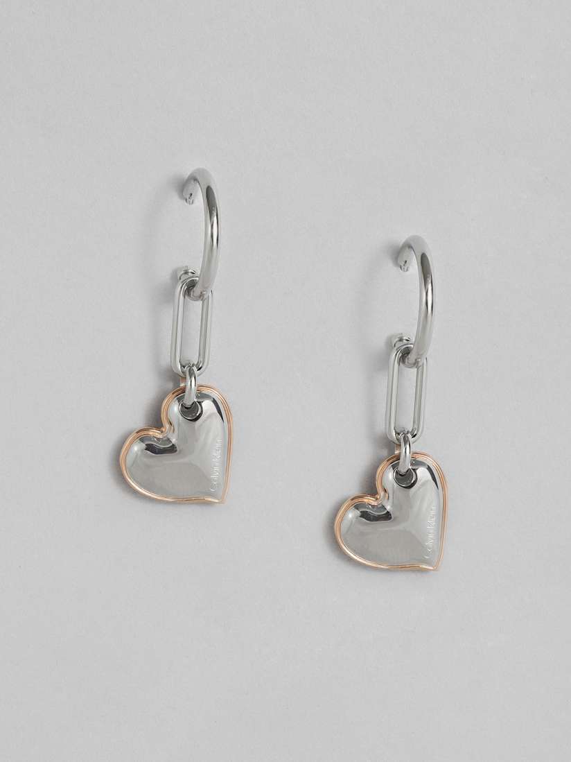 Buy Calvin Klein Heart Shaped Drop Earrings Earrings for Women 24190982 Myntra